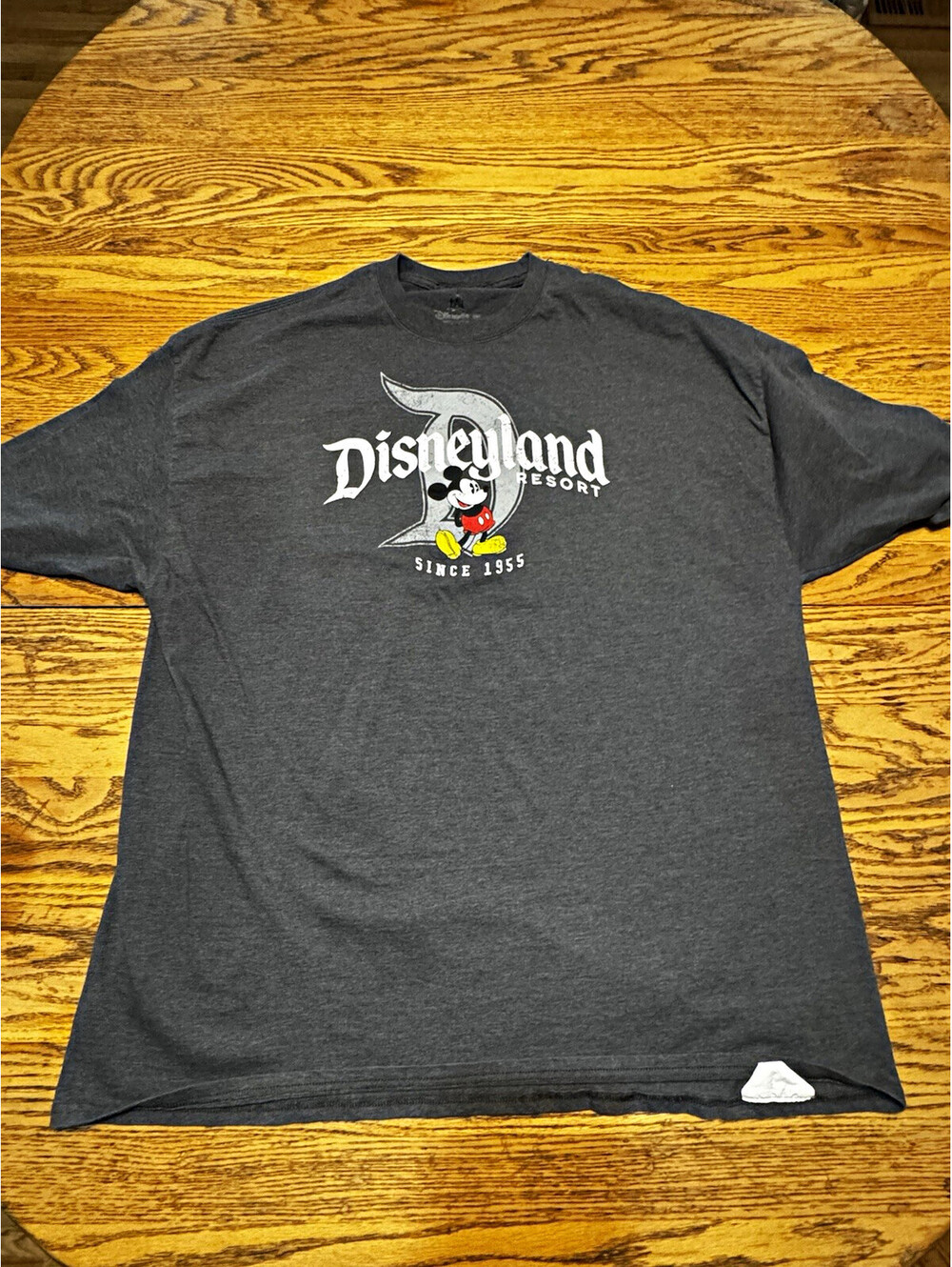 Disneyland Resort Mickey Mouse Since 1955 T Shirt Gray 3XL Disney Parks